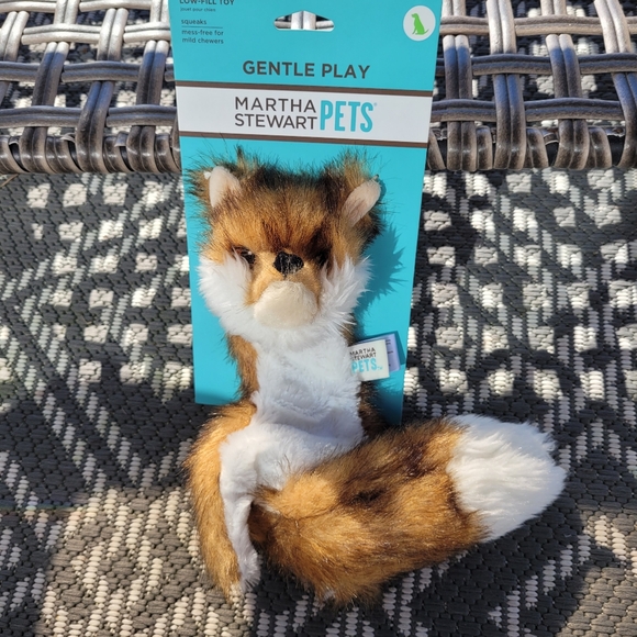 Martha Stewart Fox Pet Squeak Toy new - Picture 2 of 6